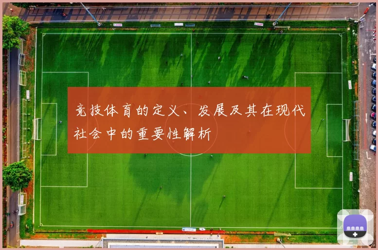 竞技体育的定义、发展及其在现代社会中的重要性解析